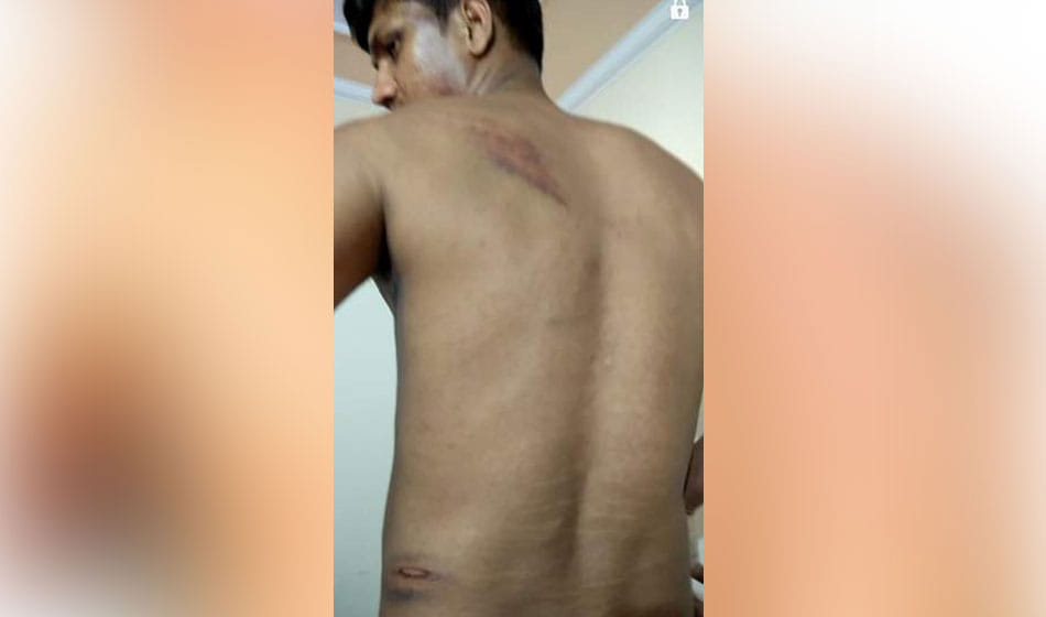 up police beaten army personnel after opposing forced collection in greater noida 