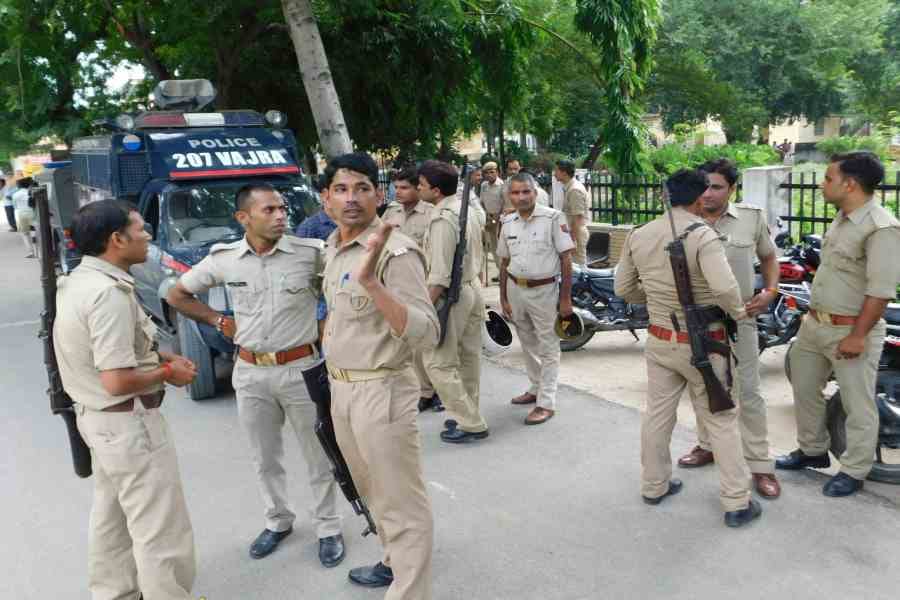 Police in search of survivors