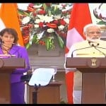 पीएम नरेंद्र मोदी और स्विस राष्ट्रपति डोरिस लॉएटहार्ड