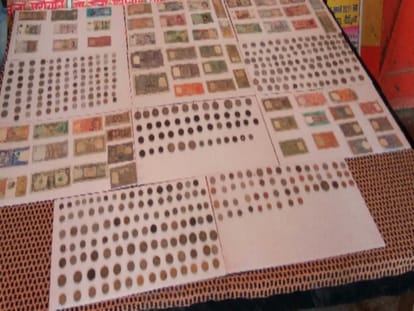 dharmendra have ancient coin collection