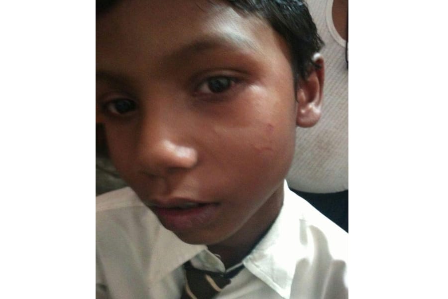 case filed against teacher who beats a child lucknow.