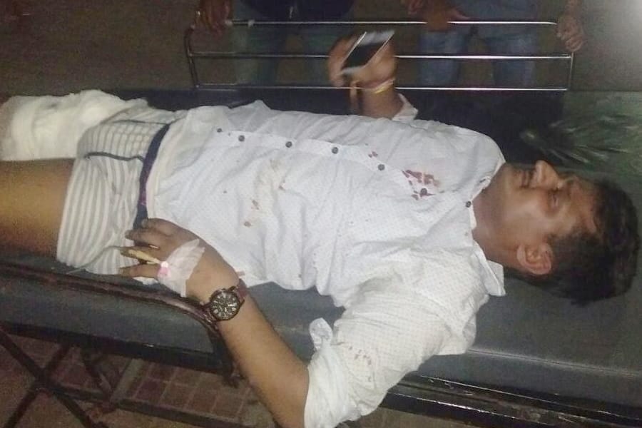 Firing after clash between two people in Lucknow.