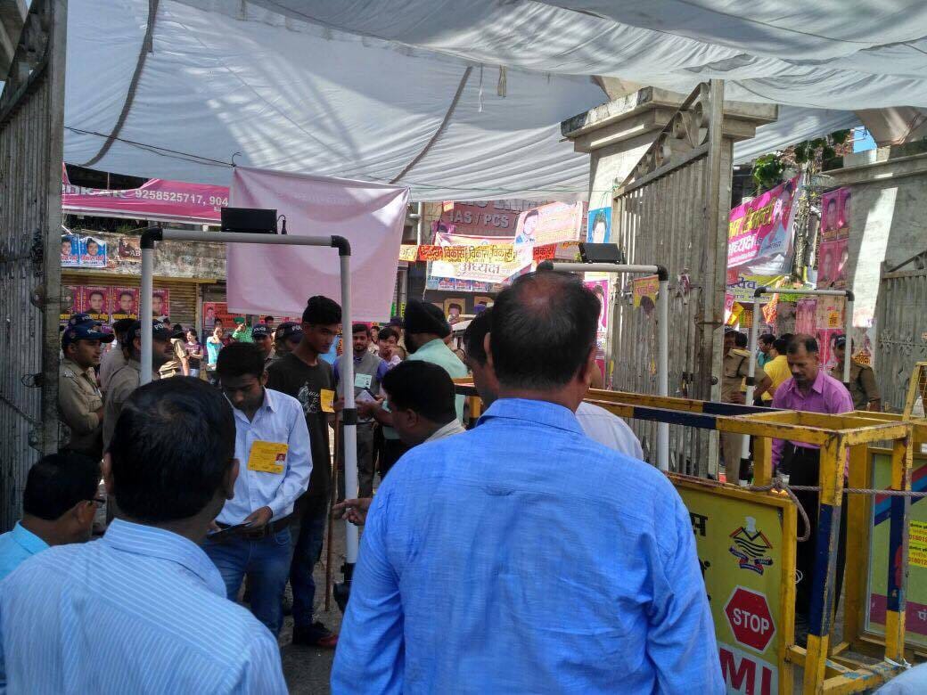 voting for student union election in dav pg college