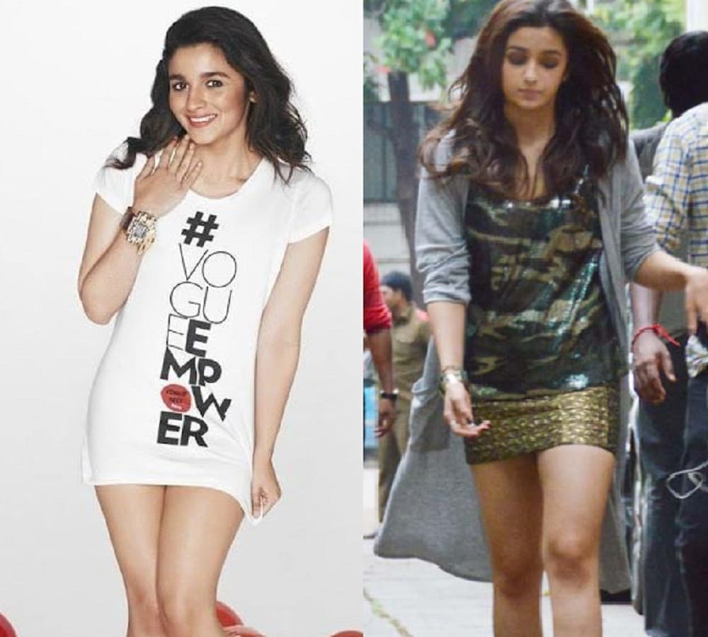  Bollywood actresses spotted wearing mini skirt in different style 