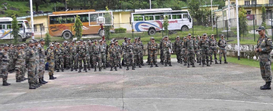 Indo-Nepal joint military exercises from three