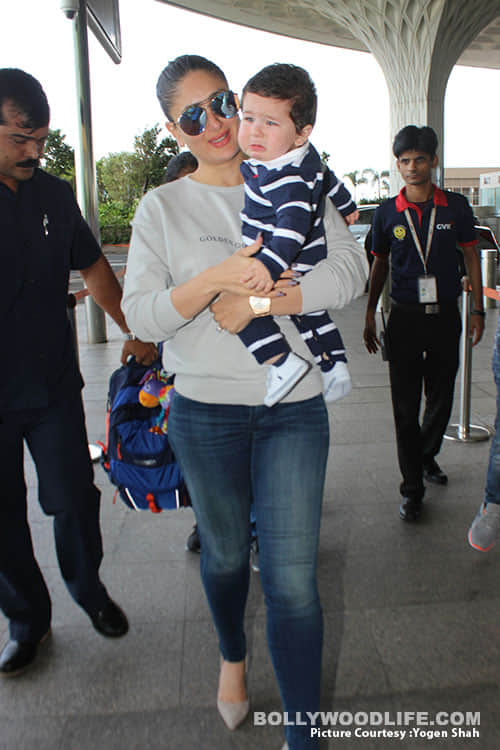 First time seen CRYING Taimur and Kareena Kapoor Khan tries to calm down