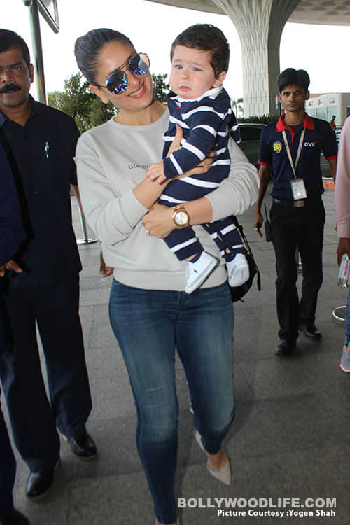 First time seen CRYING Taimur and Kareena Kapoor Khan tries to calm down