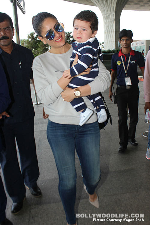 First time seen CRYING Taimur and Kareena Kapoor Khan tries to calm down