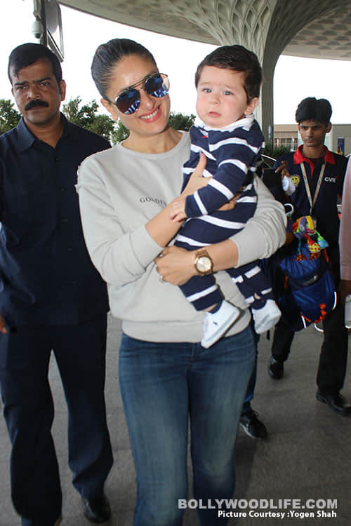 First time seen CRYING Taimur and Kareena Kapoor Khan tries to calm down
