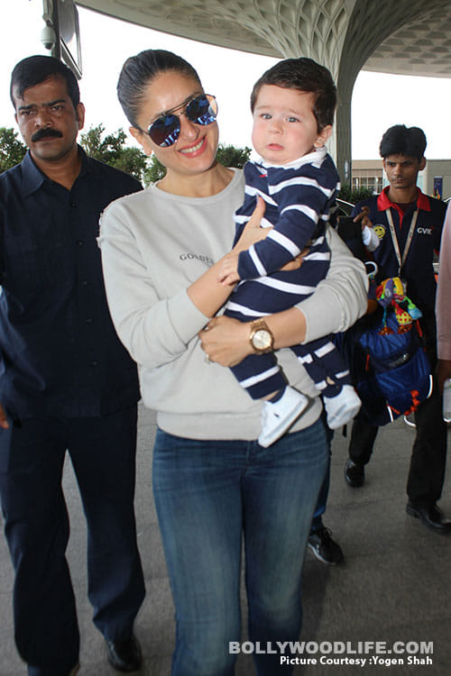 First time seen CRYING Taimur and Kareena Kapoor Khan tries to calm down
