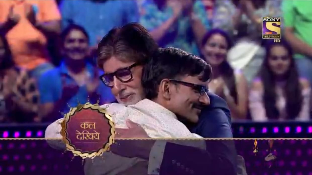 Seeing this man on the hot seat in KBC, big b Amitabh says that first time i seen such a guy
