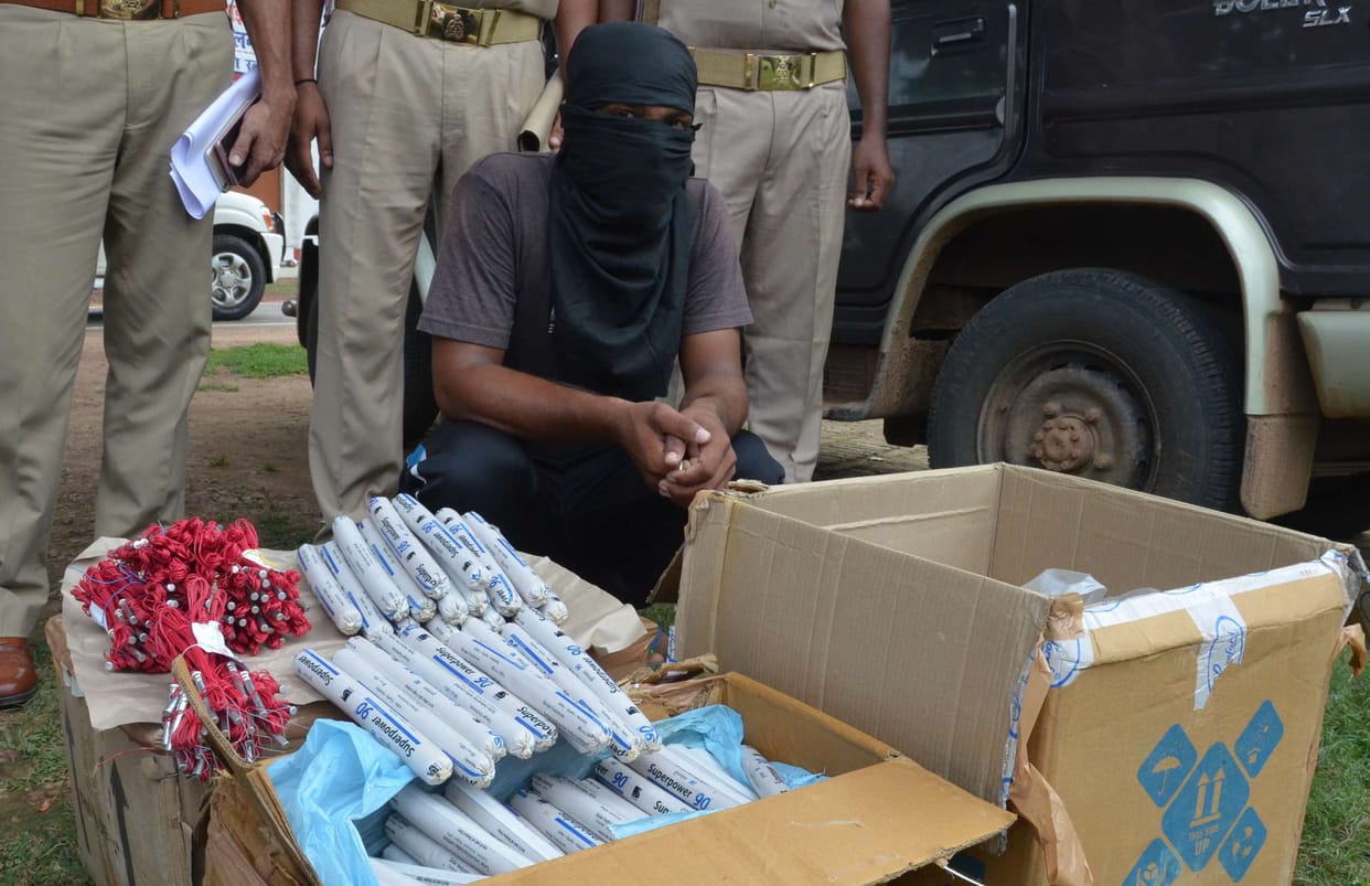 600 detonators and explosives recovered