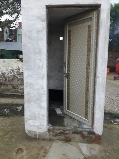 man in agra made toilet for her wife after twenty five year of marriage