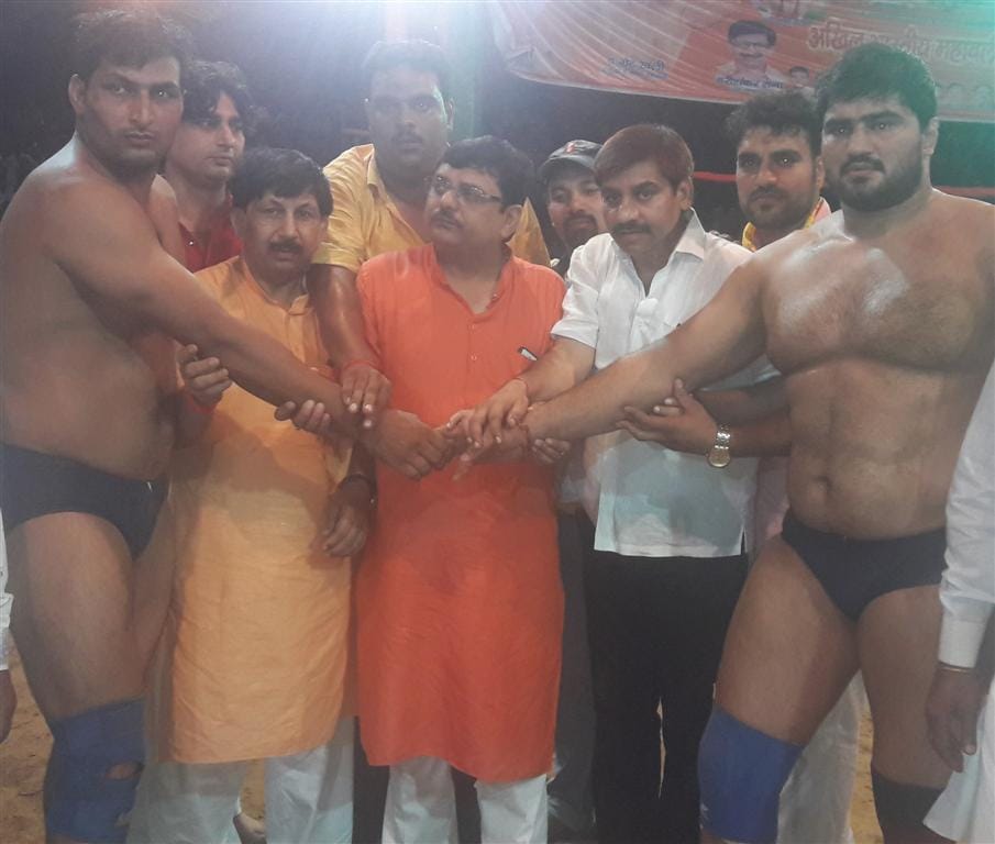 DCP Naveen in the last wrestling done with pride