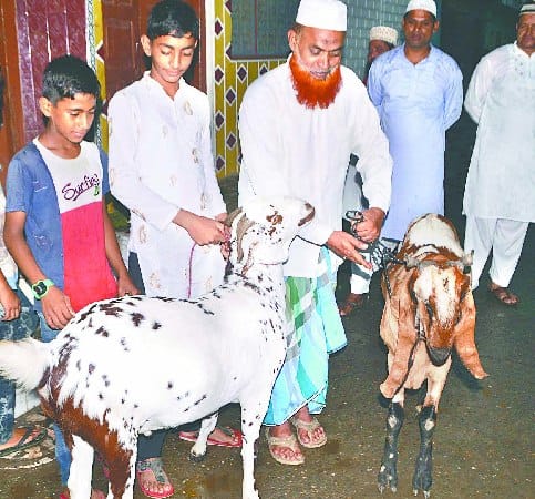 Eid ul Azha today, the preparations are complete