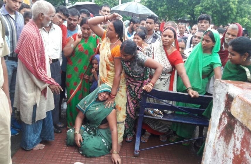 Two killed, including a soldier, after being hit by the train