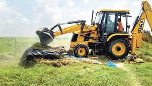 Four thousand bigha land cleared from the possession of landmass