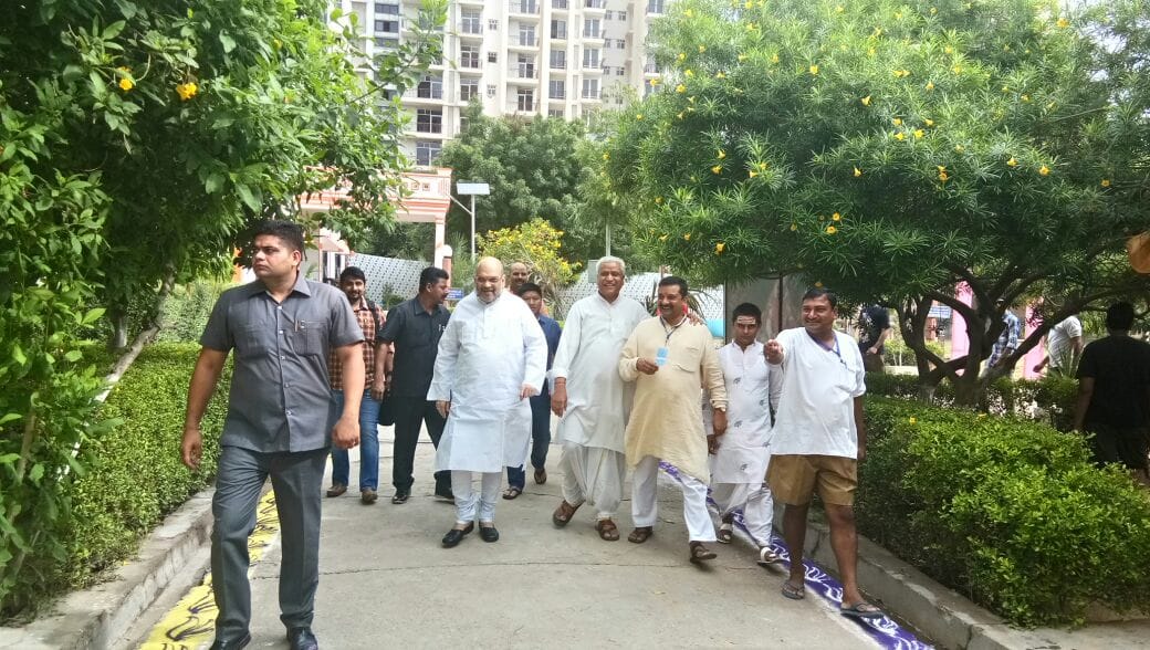 Mathura BJP President Amit Shah in Vrindavan three-day RSS Co-ordination meet