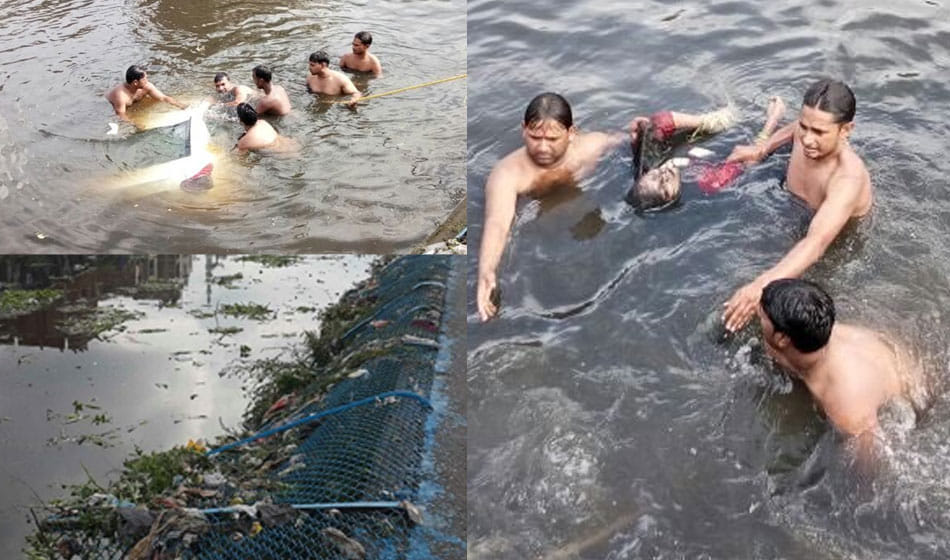 photos of Rescue operations underway in Delhis Ghazipur area where a garbage dump caved in
