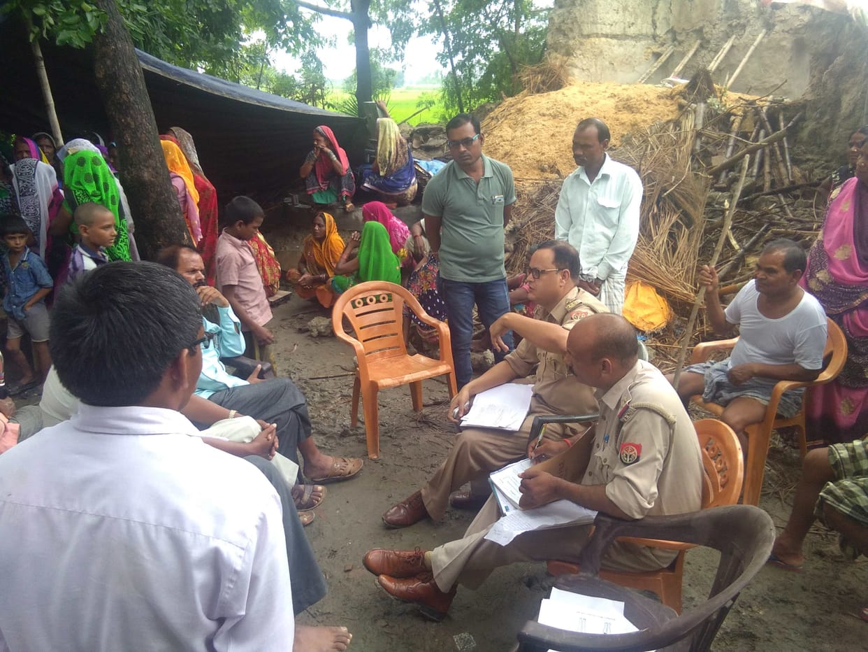 Three houses collapsed in rain, woman's death