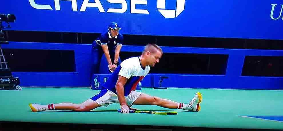 roger federer beat youzhny after five sets in us open