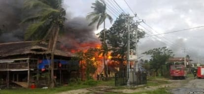 IN Myanmar Conflict Fake pictures of social media are working as Ghee to the fire