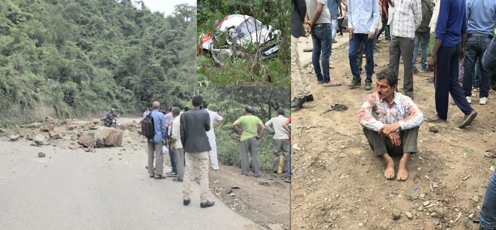 himachal weather heavy rain and landslide four died