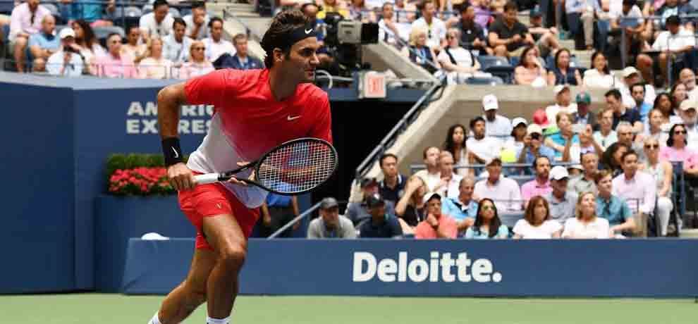 roger federer beat youzhny after five sets in us open