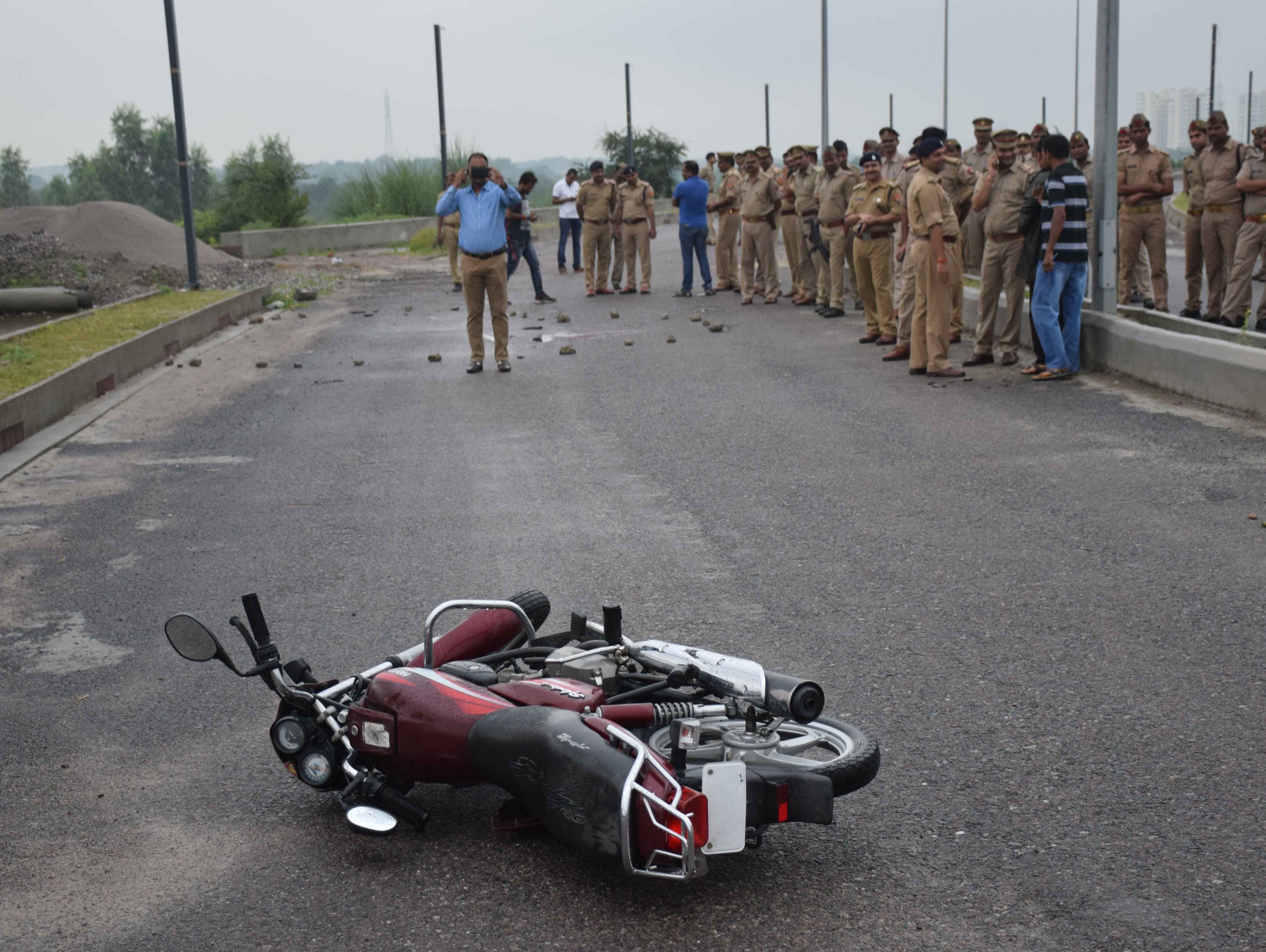 Exclusive images of police encounter of Sunil Sharma in Lucknow