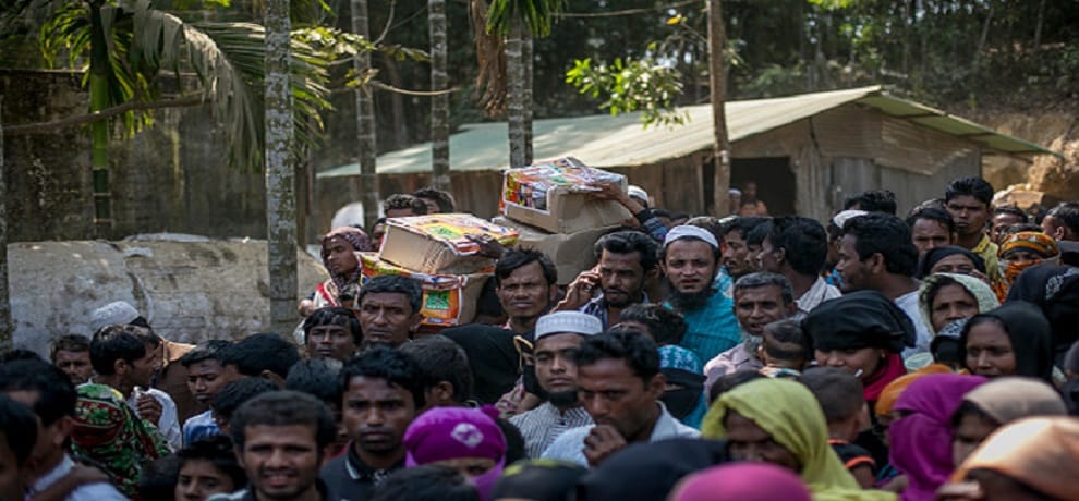 rohingya muslims refugees creating problems for India