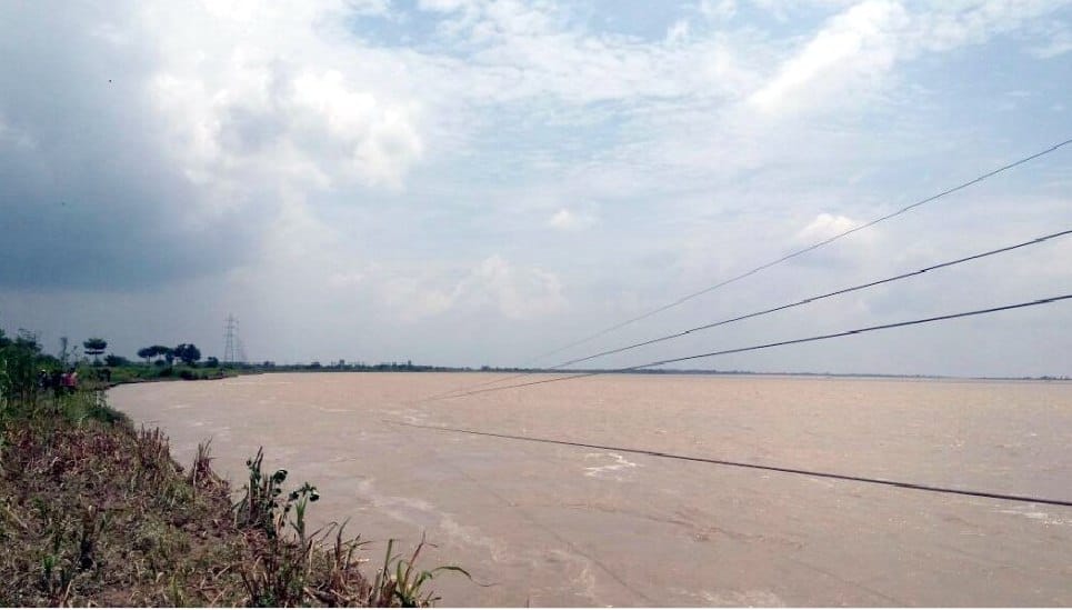 Ghaghra cut five towers of electric power