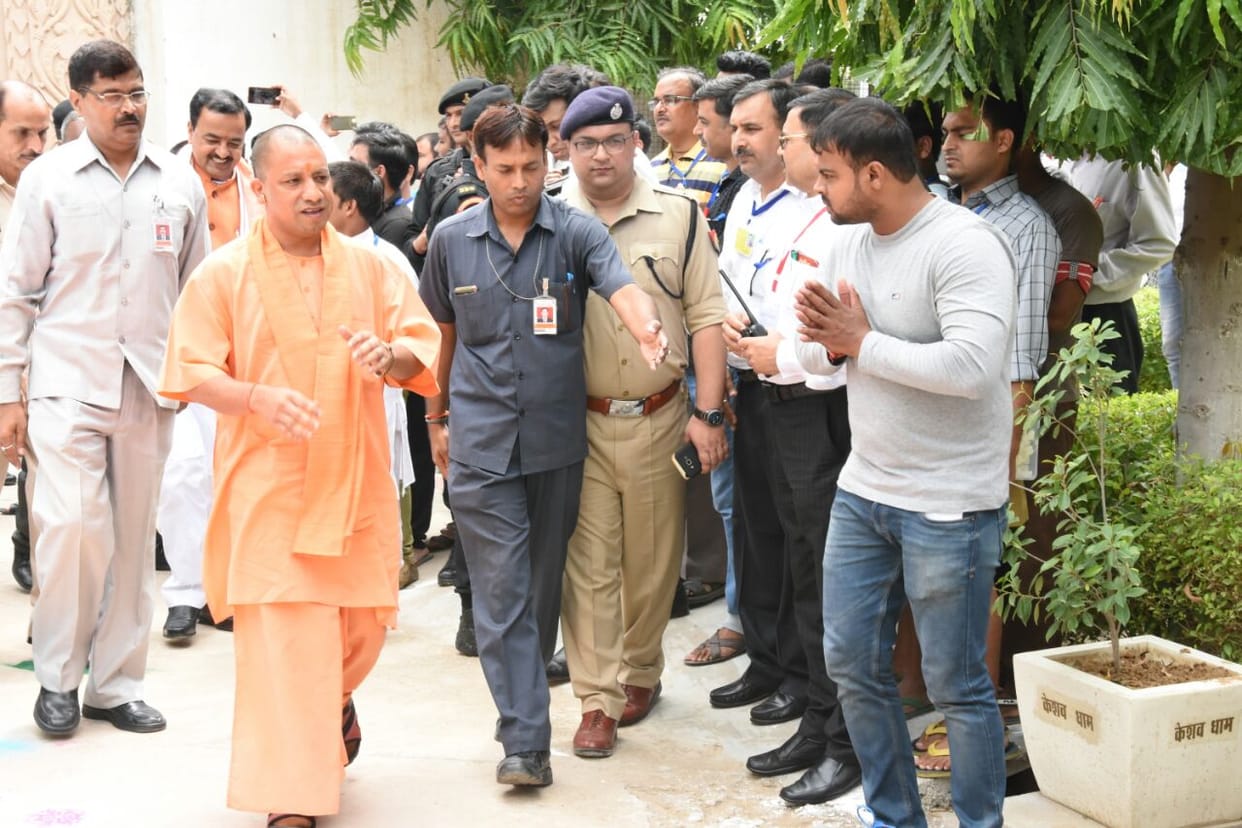 up cm yogi adityanath will come in vrindavan tomorrow