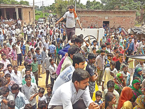 young man murder due to pradhani rivalry