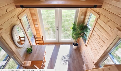 Do you want to stay in this house on wheel made by tiny living