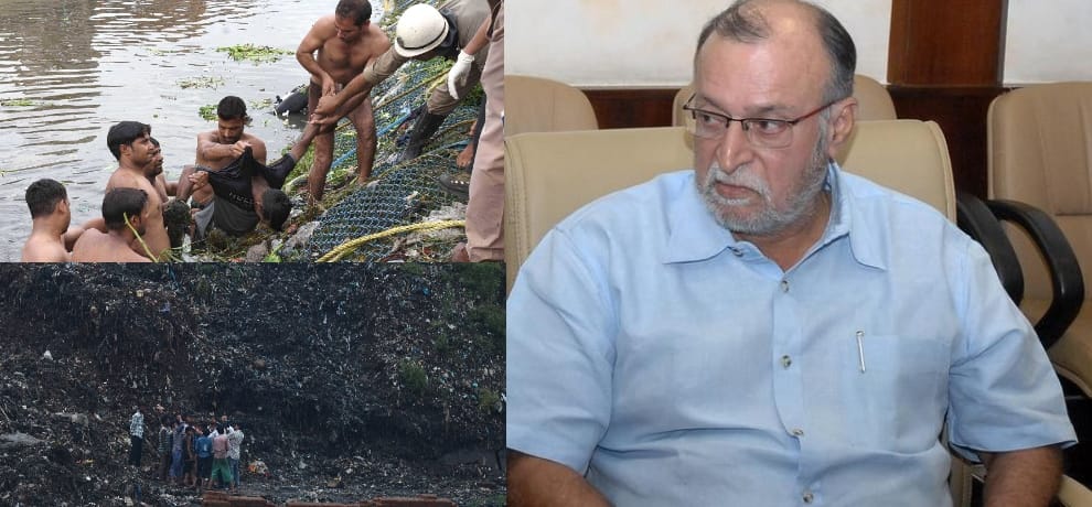 lg anil baijal bans dumping of garbage in ghazipur dumping ground, fir also lodged in this matter