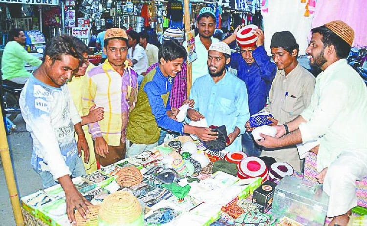 Prayers at eight o'clock at Idgah, strict vigil