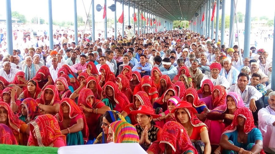 protest of framers in sikar