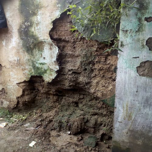 In this city continuous rain from three days, many of houses collapsed, see photos