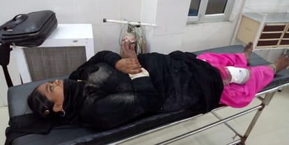 The death of a innocent girl came in the truck, three members of family injured
