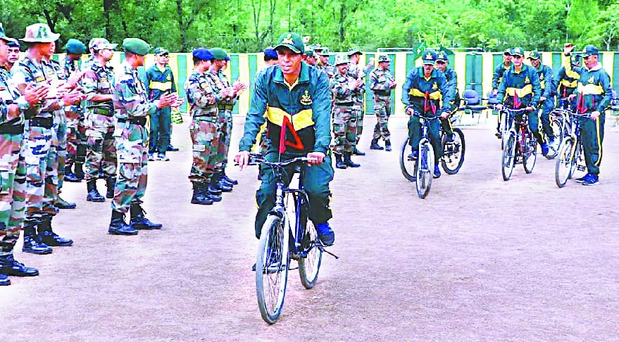 3 Kumaun Rifles Cycling Campaign Initiative