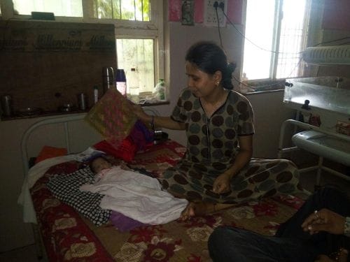 Faint of district hospital, patients suffering from heat
