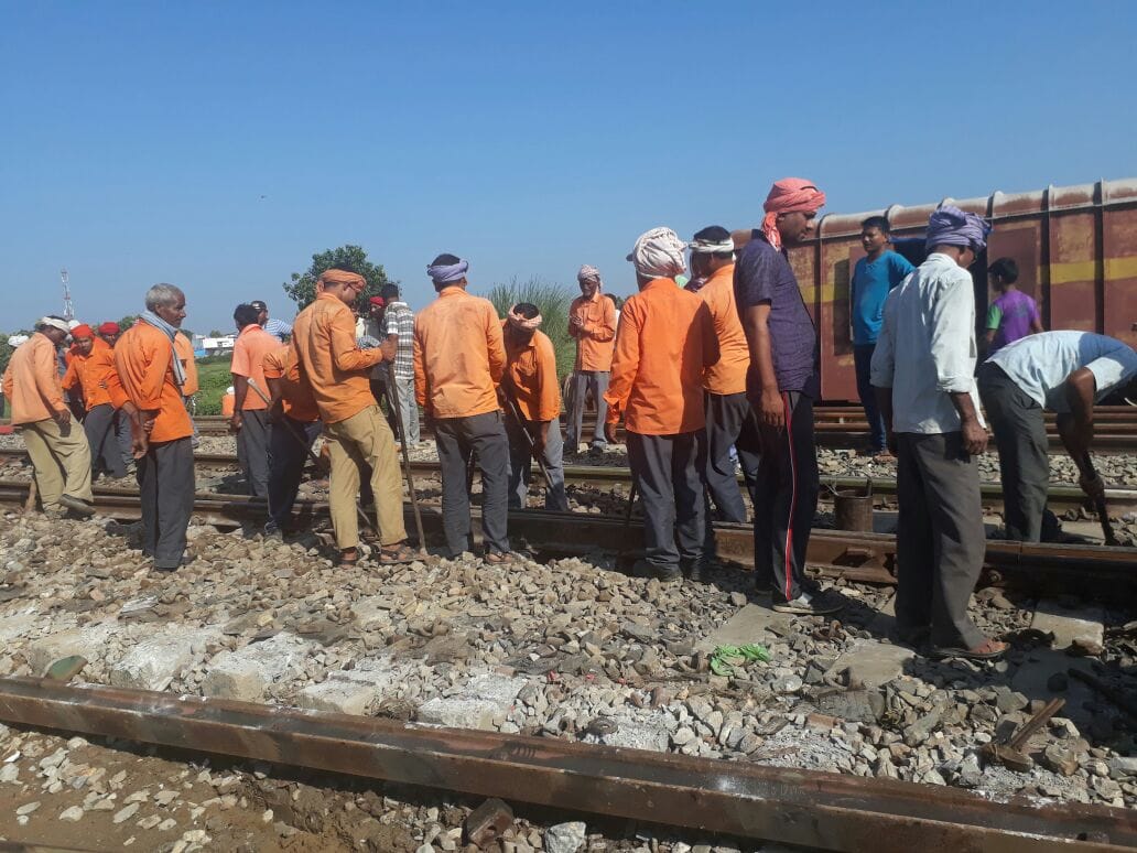 manduadih to allahabad train route start after godds train derail