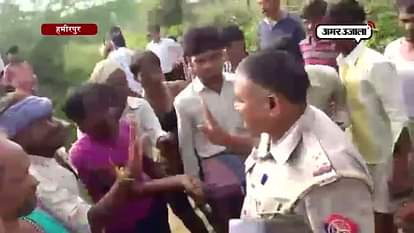 HAMIRPUR ACCIDENT MAN DIED WHILE SMUGGLING MORANG SAND UTTAR PRADESH 