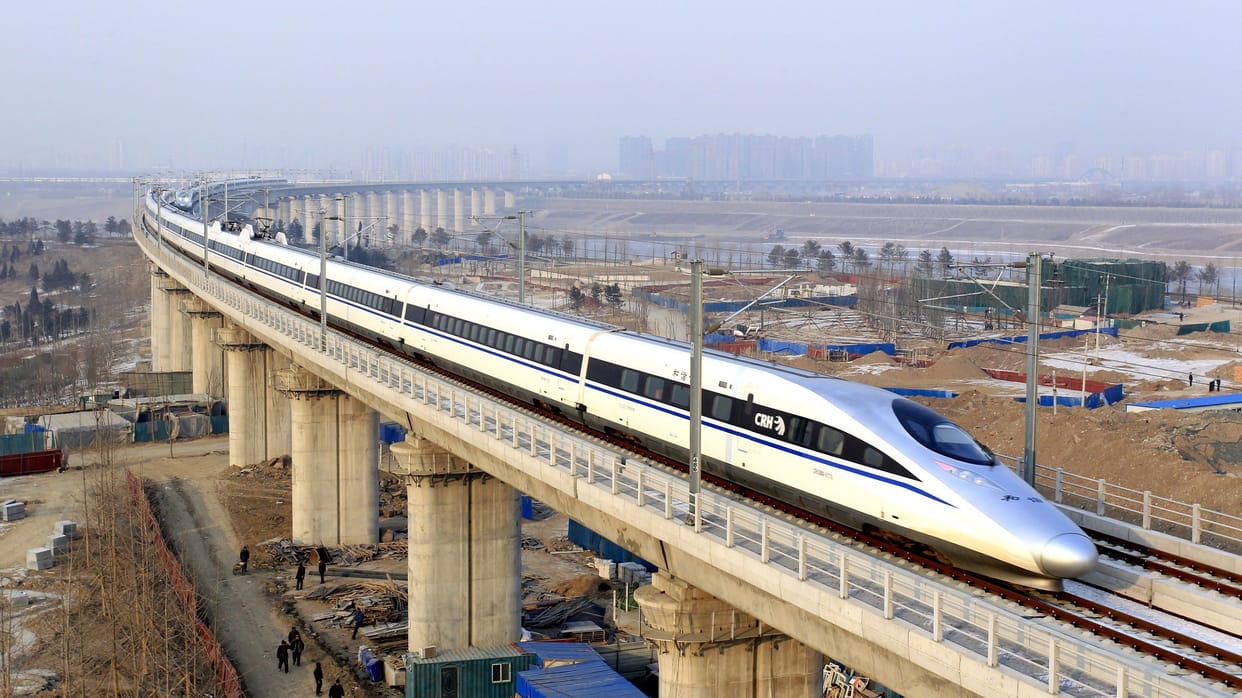 High speed train will arrive soon on track on foreign lines