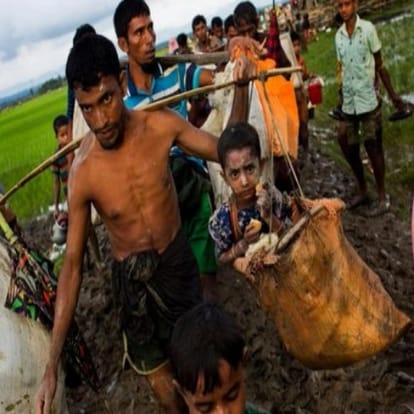 IN Myanmar Conflict Fake pictures of social media are working as Ghee to the fire