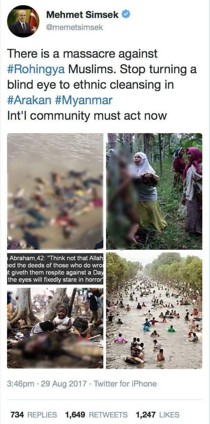 IN Myanmar Conflict Fake pictures of social media are working as Ghee to the fire