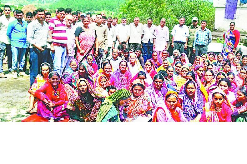 villagers unite for road