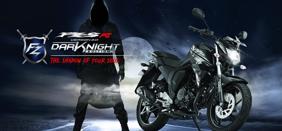 Yamaha Motor India introduced Dark Night variants for Yamaha FZ, Saluto RX and Cygnus Ray