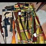 weapons recovered from Dera followers