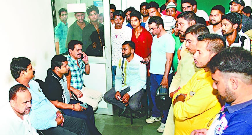 Bike rider dies in JCB, death